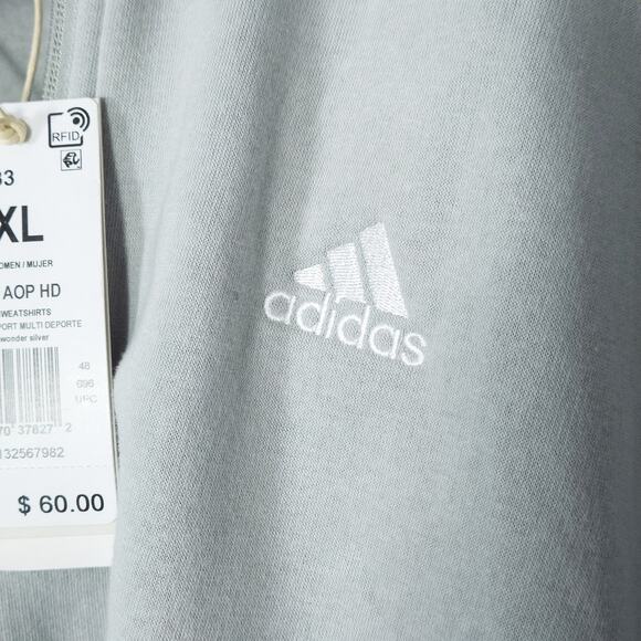 Adidas Women’s Cropped Hoodie Sporty Chic Athleisure Activewear Gym Ready XL - Picture 5 of 8